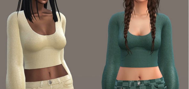 Sims Sweater Cc Sims Cc Sweater Mods Sims Baggy Sweater