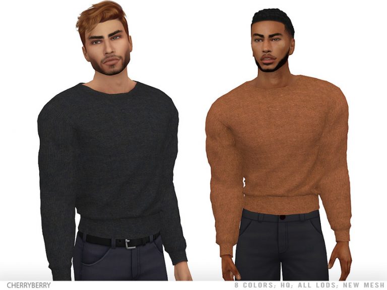 Malcolm - Mens Sweater | Sweater Clothes Mod Download